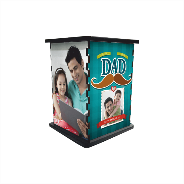 Father Day Personalized Photo LED Box Lamp