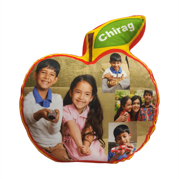 Personalized Apple Shape Pillow